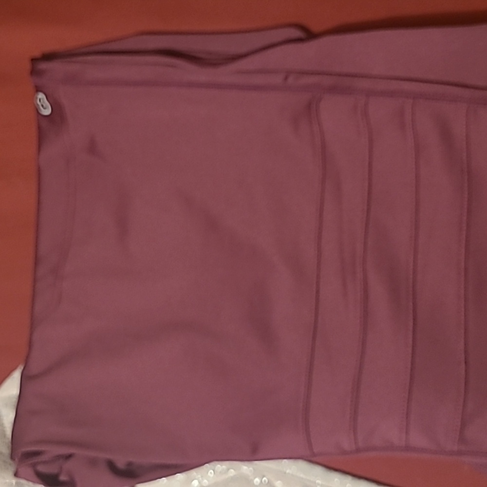 Moto wine scrub pants
